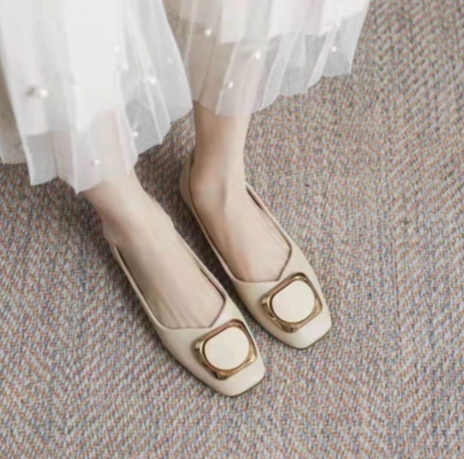 Women’s Elegant Flat Shoes – Stylish Spring Casual Slip-On Flats for Everyday Comfort