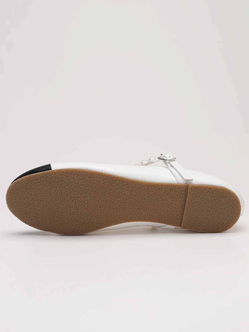 Women’s Two-Tone Mary Jane Flats – Elegant Round-Toe Strap Shoes with Chic Vintage Style