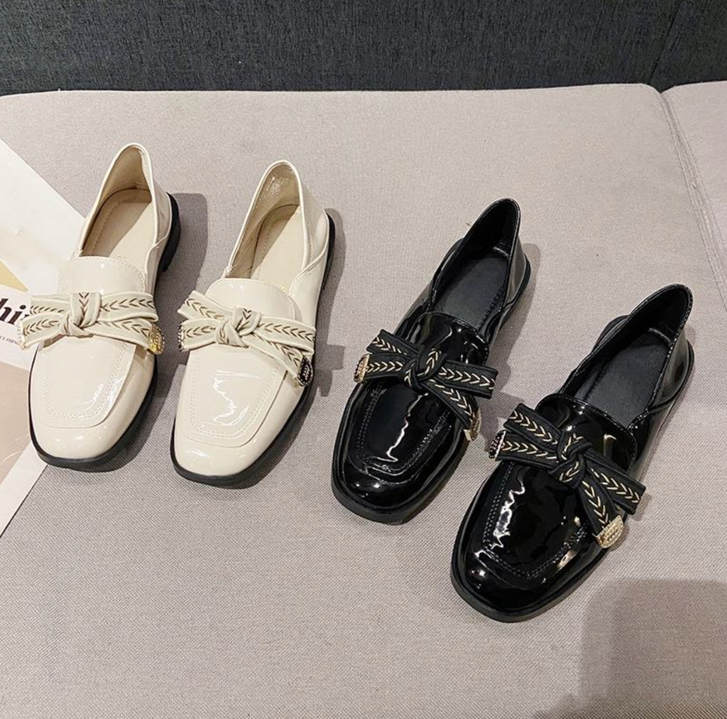 Women’s Elegant British-Style Flat Shoes – Classic Chic Round-Toe Flats for Sophisticated Everyday Wear